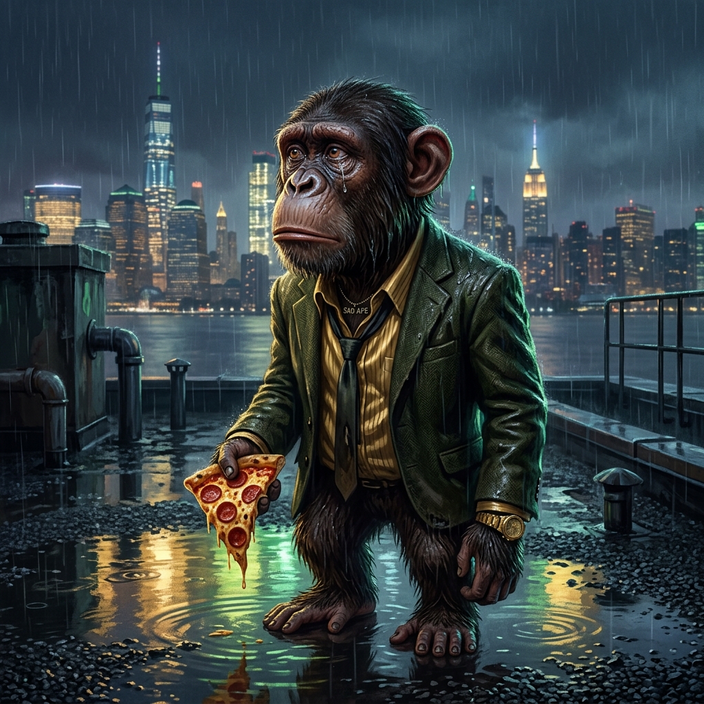 Sad Ape #830 · Pump Insomnia