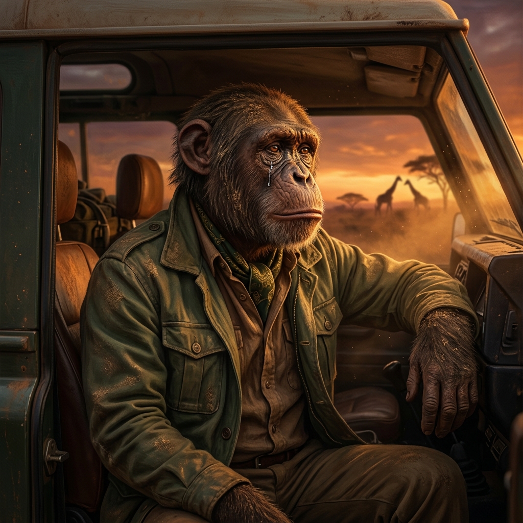 Sad Ape #663 · Slippage Widow
