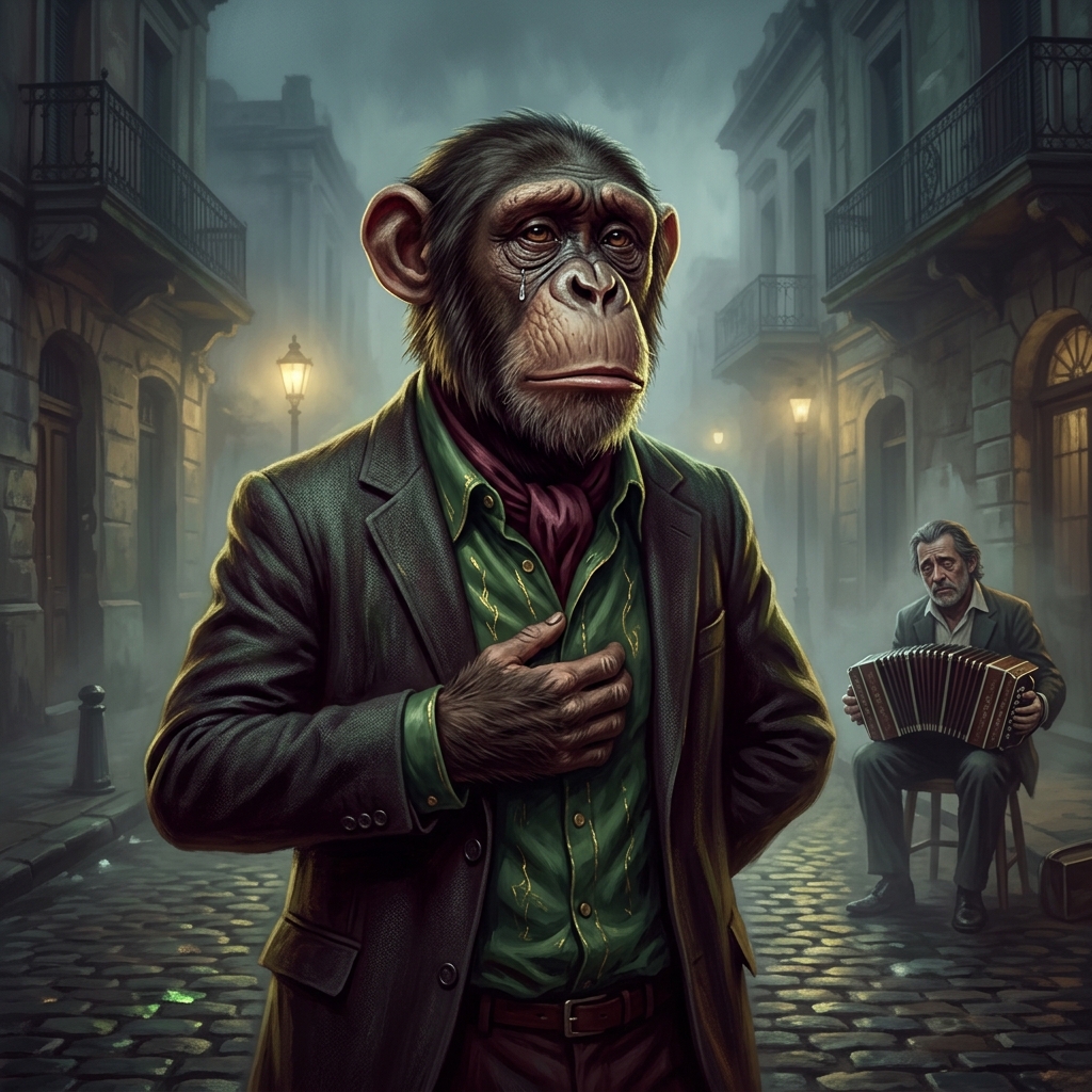 Sad Ape #659 · Skyline Sigh