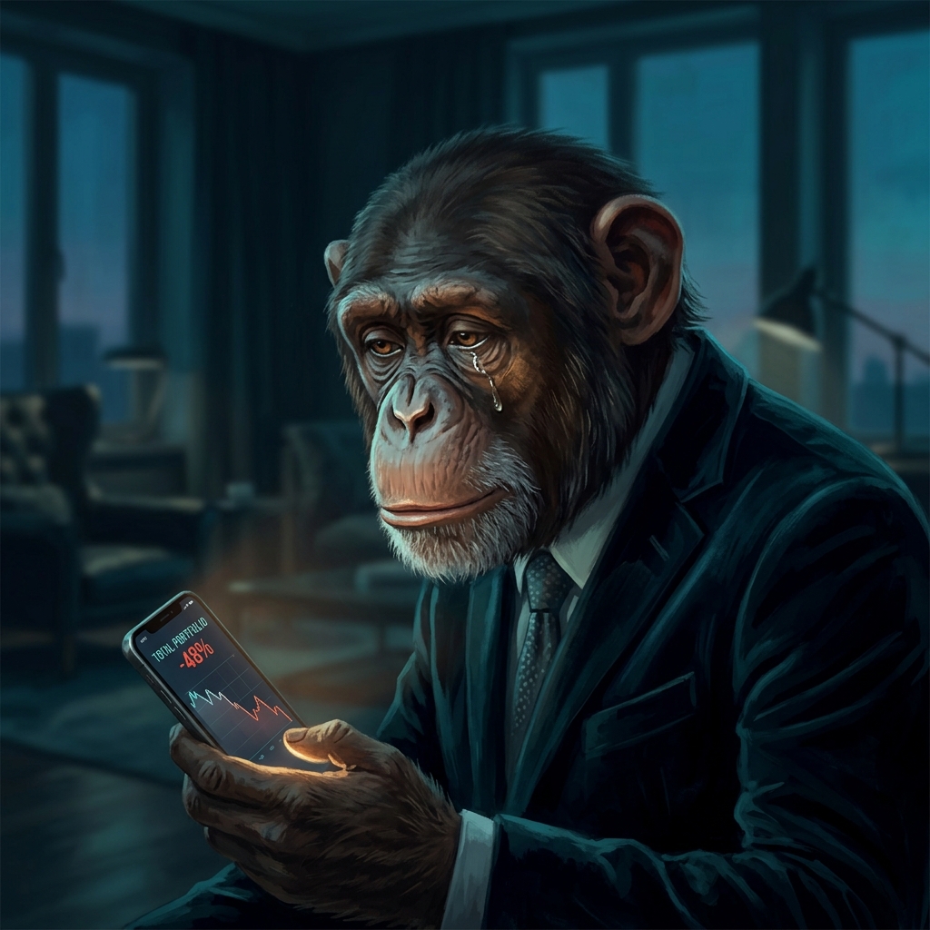Sad Ape #102 · Silent Whale