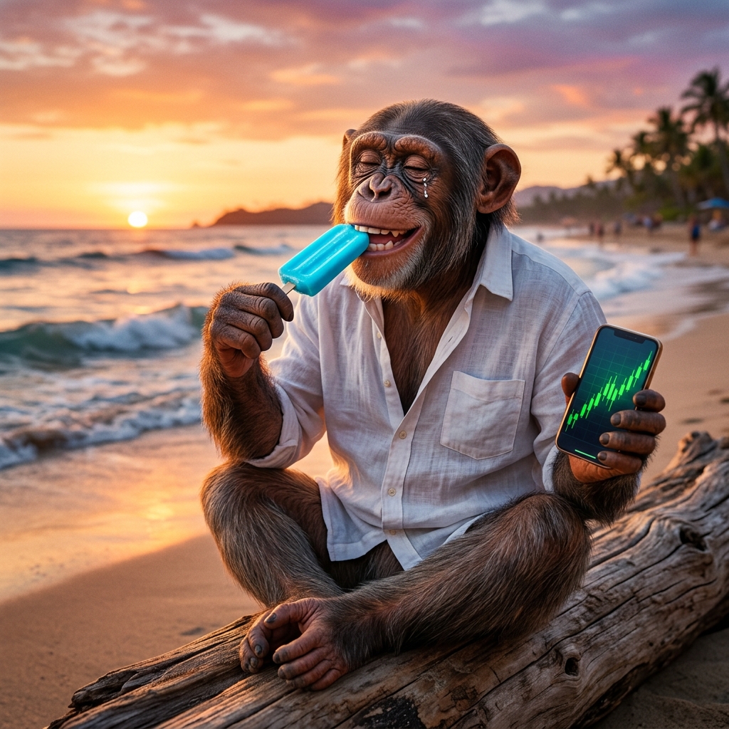 Sad Ape #105 · Finally Green